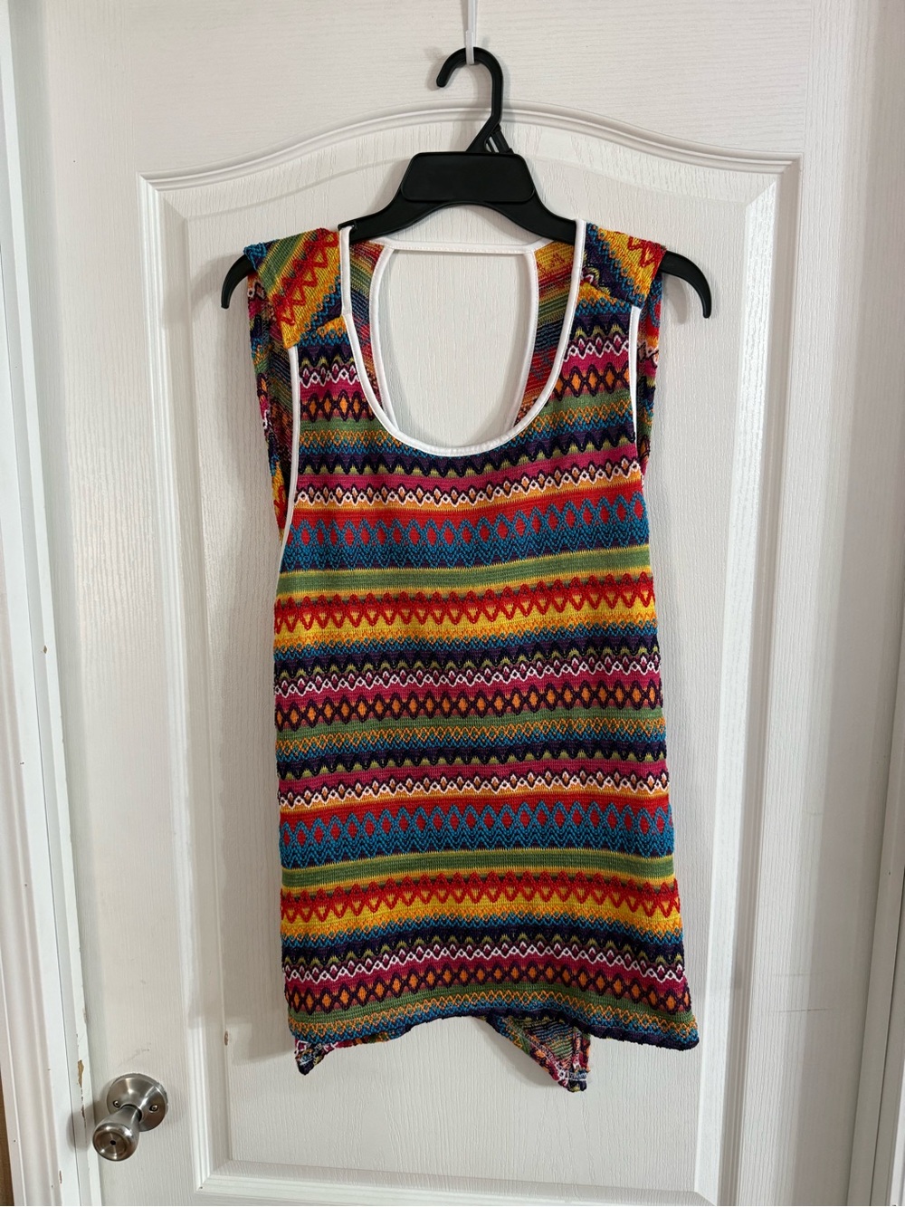 SHEIN Curve Women’s Multi Color Wrap Style Top Sz 3X. JN-211
